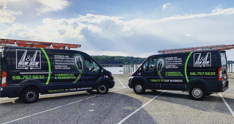 two vans ready for emergency services